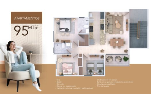 Venta apartamento en construccion Padre Las Casas Santiago Rep Dom.