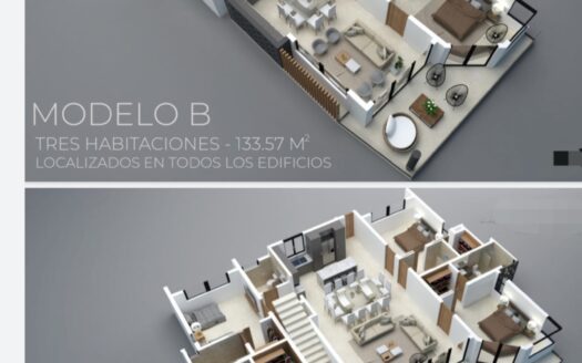 Apartamento de 2 y 3 habitaciones en Puerto Plata, República Dominicana