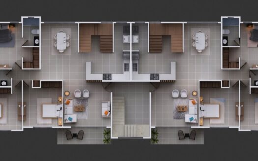 Amplio apartamento en construcción en Cerro Alto Santiago Rep Dom