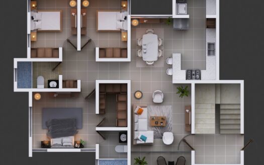 Venta de apartamento en construcción en el Embrujo III