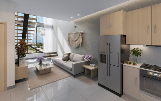 Apartamento en construcción cerca de la playa en Bávaro, RD