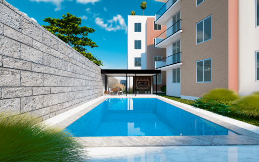 Venta de apartamento económico con patio en Gurabo