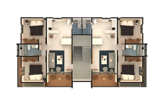 Venta de apartamento económico con patio en Gurabo