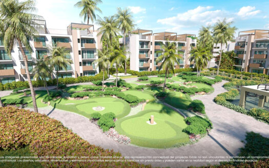Venta de apartamentos en complejo turístico en punta Cana, RD