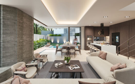 Casa lujosa en construcción en Distrito Nacional