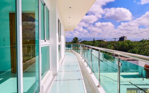 Moderno y amplio penthouse en alquiler en la Ciudad de Santiago
