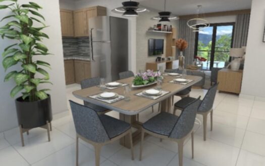 Apartamento amplio en construcción en Los Reyes, Santiago