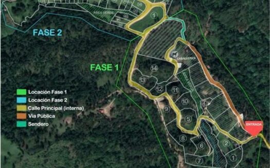 Venta de solar -proyecto ecoturístico, Jarabacoa