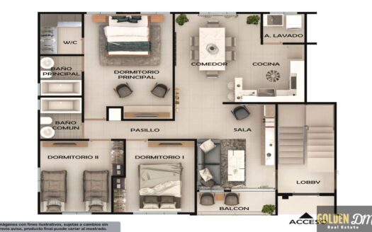 Apartamento en venta prolongación Padre Las Casas, Santiago