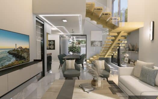 Casa de lujo en construcción, Gurabo, Santiago