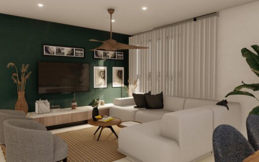 Apartamento en construcción con línea blanca en Jarabacoa, RD