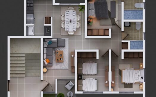 Penthouse en proyecto cerrado en Gurabo-Santiago