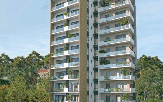 Torre de apartamentos en plano-Puñal-Santiago