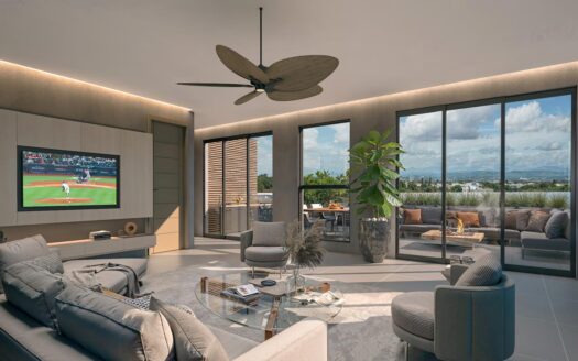Torre de apartamentos en plano-Puñal-Santiago